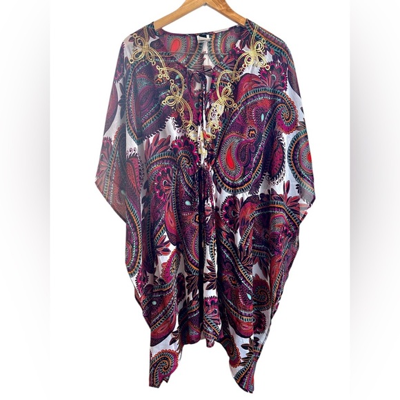 Laundry by Shelli Segal | Paisley Swim Cover Up - Picture 1 of 10